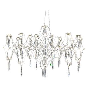 满天星吊灯轻奢水晶现代餐厅卧室样板间设计师艺术光立方客厅主灯