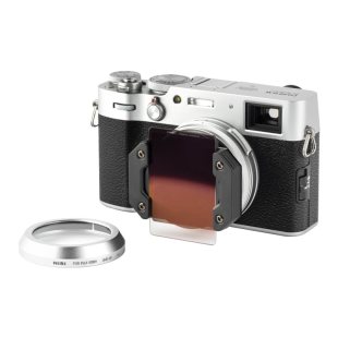 NiSi耐司 uv镜 黑柔 偏振 减光镜 柔焦滤镜套装适用于富士X100V F T S微单数码相机配件CPL ND渐变方镜P1系统