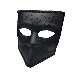 万圣节化妆舞会面具复古爵士成人男士全脸面自拍假面面具蒙面唱将