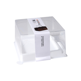 黑森林红丝绒蛋糕包装盒西点提拉米苏慕斯盒子切块甜品烘焙打包盒