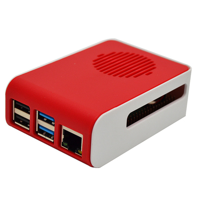 树莓派4代专用外壳有风扇散热片