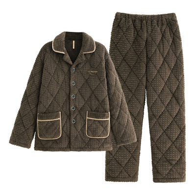 【商场同款】家乐芬男士夹棉睡衣