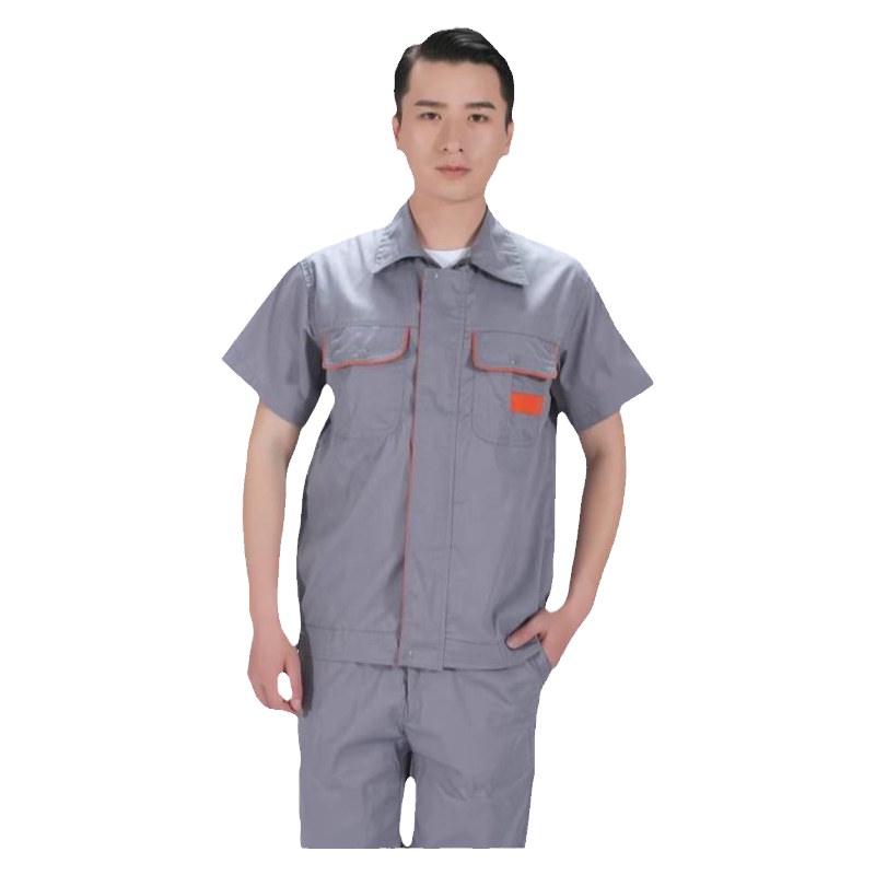 长袖工作服套装男女耐磨车间厂服