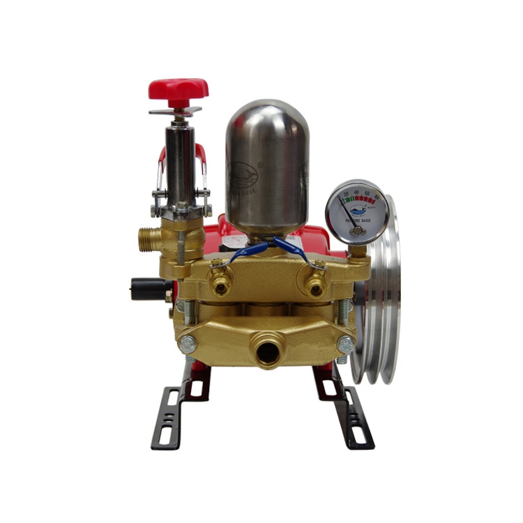 台湾陆雄LS-22C空气式农用三缸柱塞泵动力喷雾器打药泵 高压水泵