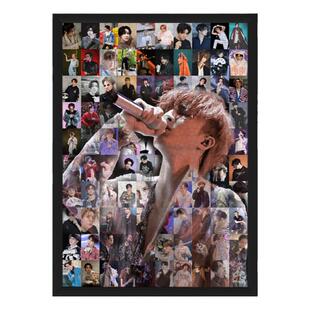 薛之谦马赛克木质拼图500/1000片带框明星周边创意礼物送女闺蜜