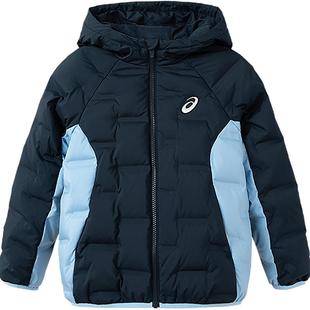 ASICS/亚瑟士童装25年冬季中大童短款百搭羽绒服轻量保暖舒适防水