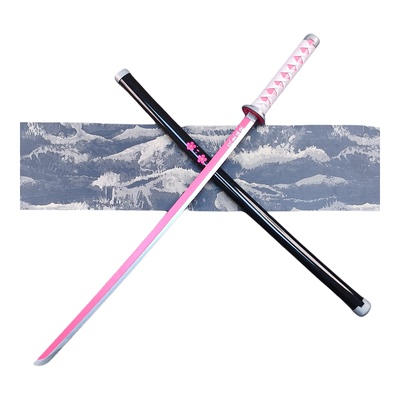 栗花落香奈乎日轮刀武士刃鬼灭之刃木制cos动漫玩具木刀带鞘竹刀