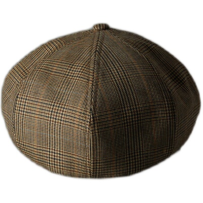 Bananamoon鸭舌帽女秋冬格纹