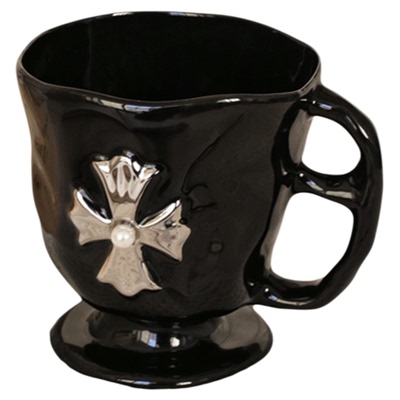 原创设计珍珠咖啡杯小众喝水杯子