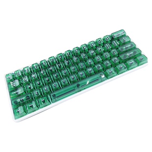 MDA顶面全透明高颜值键帽透光原厂适配迈从ace68wooting小蜜蜂