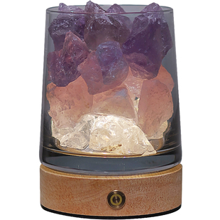 无火香薰扩香石水晶精油卧室家用卧室内香氛小夜灯生日礼物圣诞