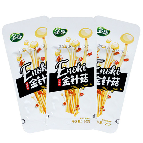 冬盛金针菇20克*20袋微辣爽脆金针菇下饭菜零食清淡开胃多口味