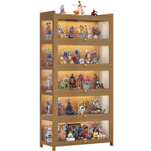 手办柜子透明亚克力陈列展示架模型柜玩具柜乐高摆件柜收纳柜多层