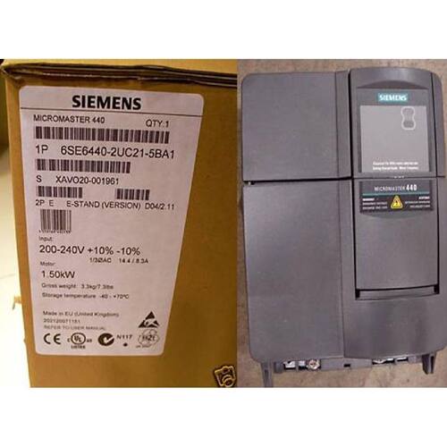 议价6SE6440-2UC21-5BA1西门子全新440无滤波器200-240V 1.1kW