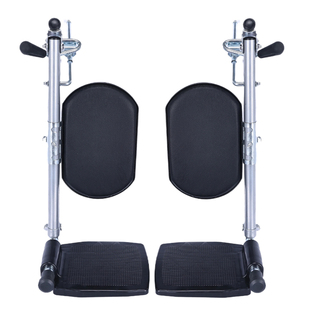 轮椅配件大全腿托脚踏板配件腿直放骨科脚踏板护腿板轮椅挂腿可抬