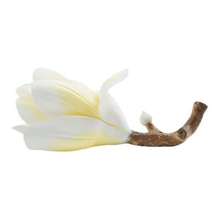 创意玉兰花陶瓷笔搁笔架 毛笔挂收纳可爱梅花笔搁书法笔山摆件镇纸