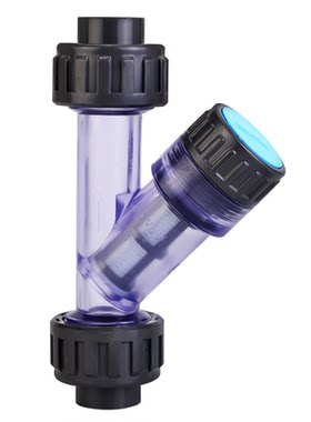 联塑管道过滤器滤网透明upvc塑料