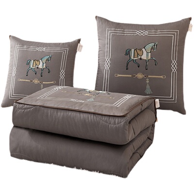 时黛抱枕被子办公室全棉13372