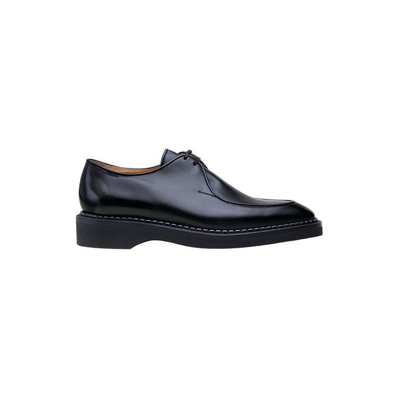 【都市型格】JOHN LOBB 男士SMITH黑色固特异德比鞋小牛皮皮鞋