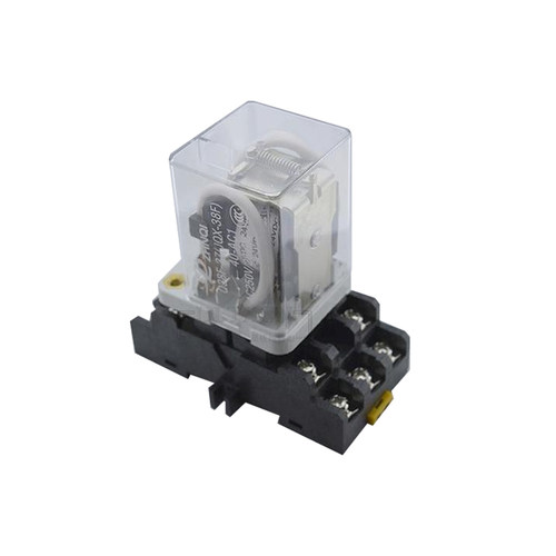 JQX38F 40A大功率继电器三开三闭电磁中间继电器11脚DC12V24v220V