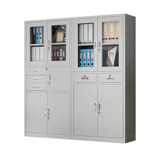 财务凭证柜铁皮柜文件柜办公室资料柜档案收纳带锁矮柜储物柜靠墙