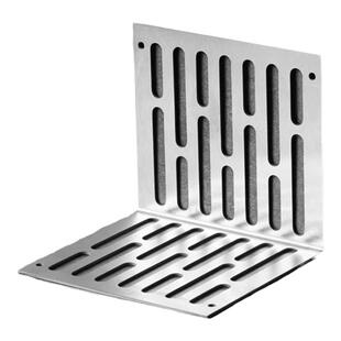 L型不锈钢墙排地漏阳台洗手间卫生间墙角下水管道过滤网天台侧墙