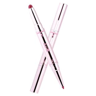 RMT罗小曼双头唇膏笔口红棒雾面哑光唇釉唇泥裸色系唇线笔唇膏笔