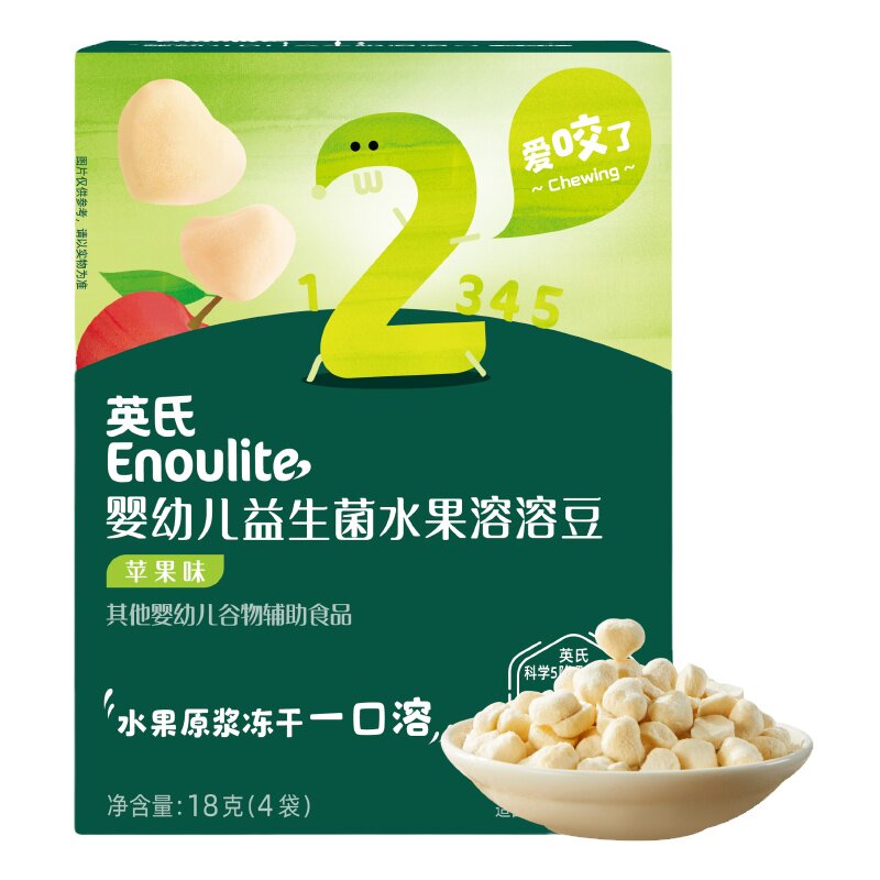 英氏益生菌水果溶豆婴儿零食