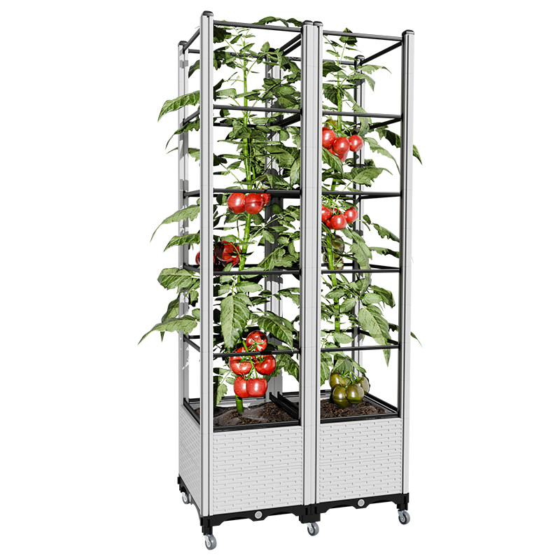 种植箱花架爬藤架固定架阳台户外庭院楼顶种花种菜专用箱暖房花盆