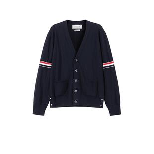 【自营】Thom Browne男士短款V领针织开衫羊毛衫 MKC519A Y1002