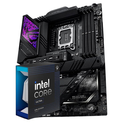 华硕Z890系列主板搭配英特尔15代 Ultra 9 285K  CPU套装