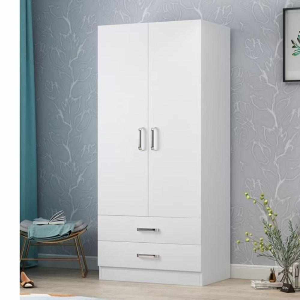 家用收纳简约衣柜现代卧室用储物柜实木出租房简易衣橱小户型儿童