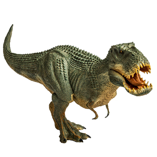 侏罗纪恐龙实心动物模型玩具儿童礼物男女孩礼盒装大霸王龙特暴龙