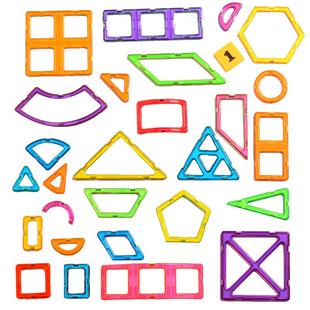 纯磁力片补充装单片散片散装磁铁积木贴男孩拼装磁性儿童益智玩具