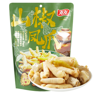 【新品】有友泡椒凤爪山椒脱骨鸡爪解馋夜宵追剧零食独立小包500g