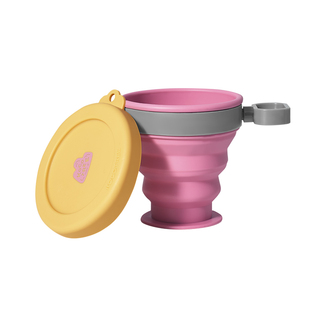 KK树折叠水杯便携式旅行漱口杯子食品级硅胶户外露营压缩杯耐高温