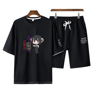 公主大人的拷问时间绝顶之惨叫姬拷问小姐周边百搭短袖短裤套装