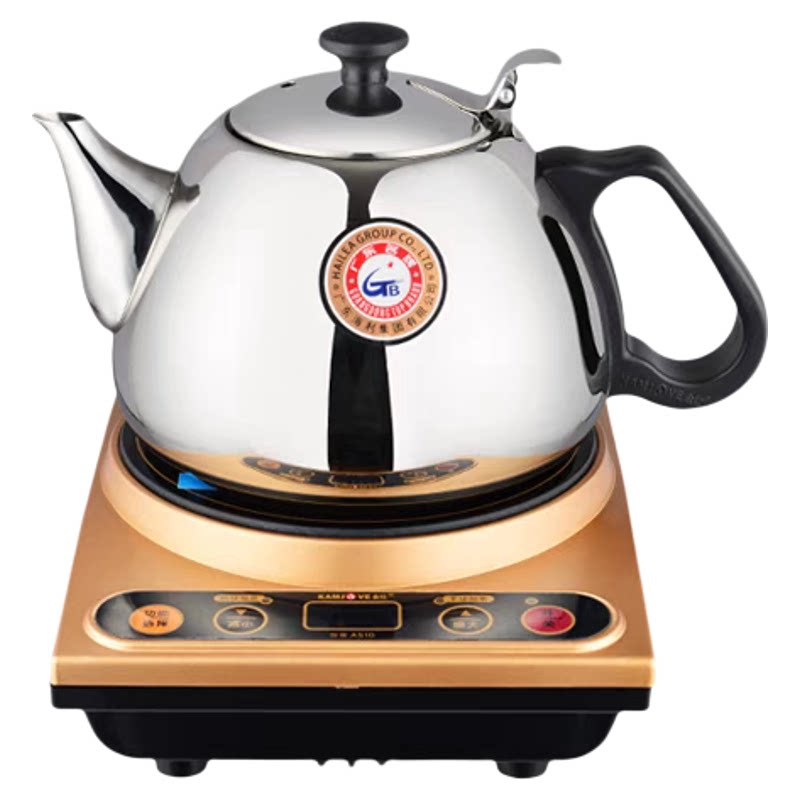 金灶A510家用小号电磁炉800W茶具套装平底烧水壶迷你电磁茶炉
