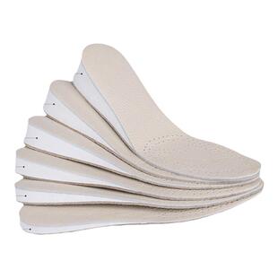 双面牛皮增高鞋垫不塌陷女隐形内增高男士吸汗防臭减震增高垫