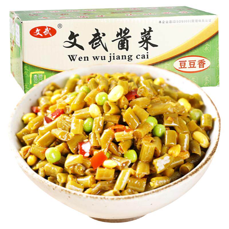 文武五仁酸豆角10斤箱装酱菜