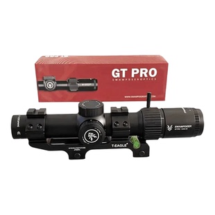 沼泽鹿1-5GTpro短款十字精准速瞄金光学带灯可调倍镜弹弓玩具备件