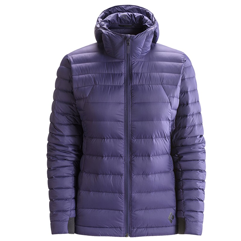 黑钻户外登山连帽羽绒服