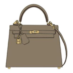 手工制作进口真皮EP皮/togo轻奢凯莉KL19/25斜挎手提单肩腋下女包