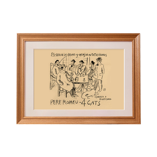 复古木质a4相框挂墙12寸装裱拼图8中古风画框空框a3实木摆台定制