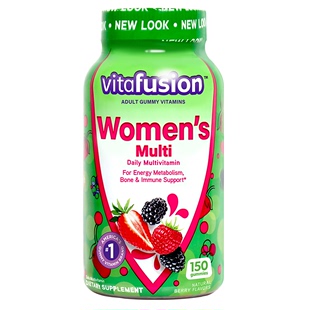vitafusion女士复合维生素软糖女性B族综合女性营养包150粒*2瓶