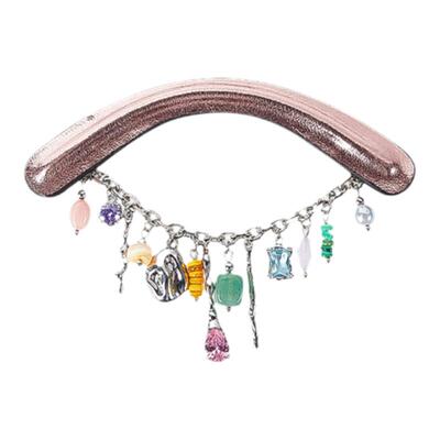 WANACCESSORY万蔻换脸猫头鹰牛皮眼睛面具包包配饰原创设计