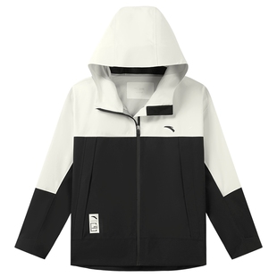 安踏儿童男女童冲锋衣2025秋冬款透气大地之壳防风防水运动薄外套