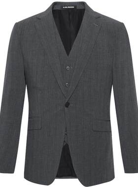 利郎官方含马甲商务西服套装男