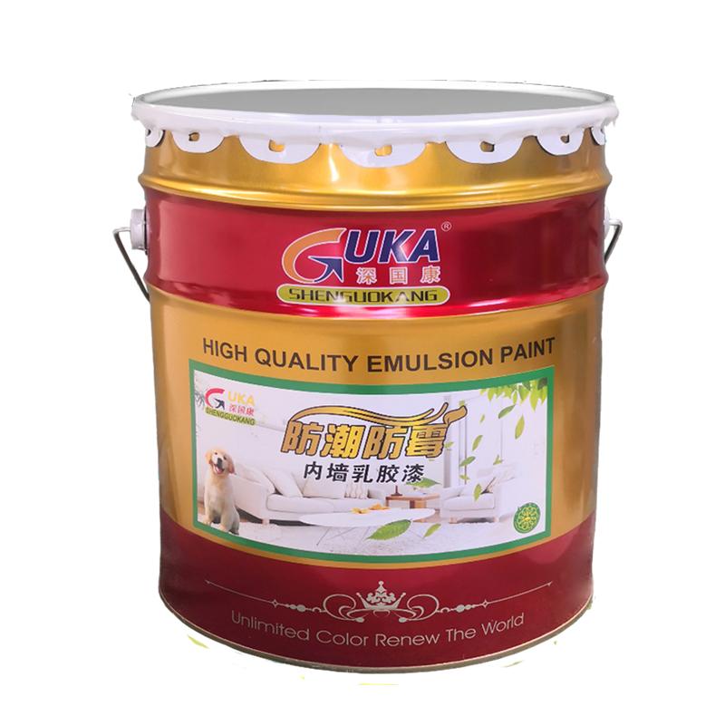 乳胶漆自刷彩色家用复古绿色红色自刷防霉环保故宫红室内墙漆涂料