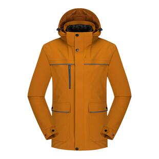 高端户外冲锋衣男女三合一加厚防风保暖防水羽绒内胆登山服可拆卸